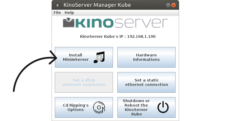 Installazione MinimServer